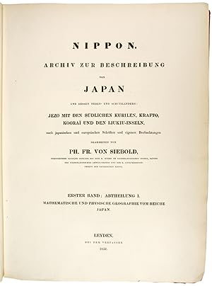 Nippon. Archiv zur Beschreibung von Japan und dessen Neben- und Schutzländern: jezo mit den südli...