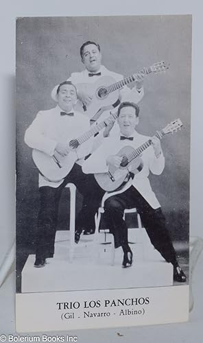 Trio Los Panchos (Gil - Navarro - Albino) [photographic publicity card]