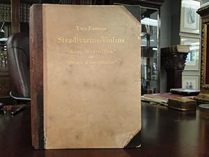 History and Description of TWO MASTER PIECES BY ANTONIUS STRADIVARIUS Know as the "King Maximilia...