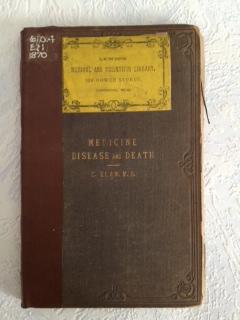 Medicine, Disease, and Death