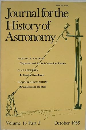 Journal for the History of Astronomy Volume 16, Part 3, October 1985, N°47