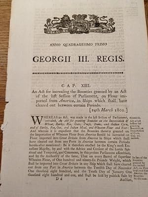 The Statutes of the United Kingdom of Great Britain and Ireland. Act of Parliament. 1801. 'An Act...
