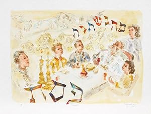 The Jewish Holidays. A Suite of Eleven Original Lithographs by Chaim Gross