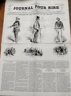JOURNAL POUR RIRE N°24 du 15-07-1848. Journal d'images, comique, critique, satirique, et moqueur....