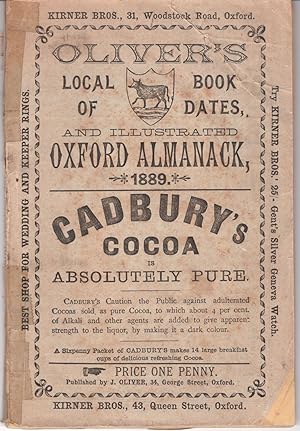 Oliver's Local Book of Dates, and Illustrated Oxford Almanack, 1889