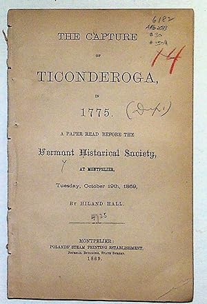 The Capture of Ticonderoga, in 1775