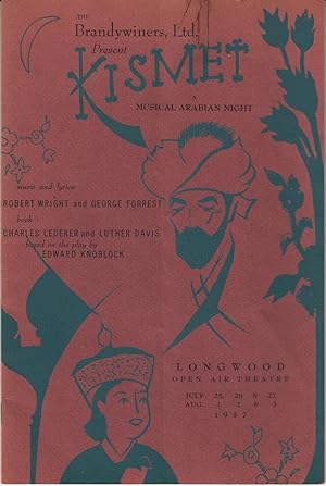 Collection of 3 Brandywiners, Ltd. Playbills: Rose Marie; Plain and Fancy; Kismet, A Musical Arab...