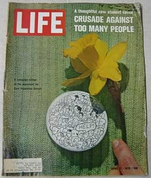 Life Magazine April 17, 1970 -- Cover: Zero Population Growth