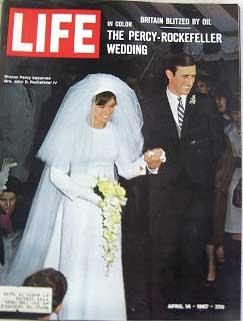 Life Magazine April 14, 1967 -- Cover: The Percy-Rockefeller Wedding