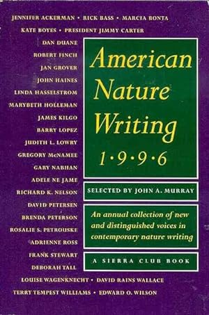 American Nature Writing 1996