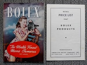 BOLEX: THE WORLD'S FINEST MOVIE CAMERAS, 1947 CATALOG. PLUS RETAIL PRICE LIST 1947. BOLEX PRODUCTS.