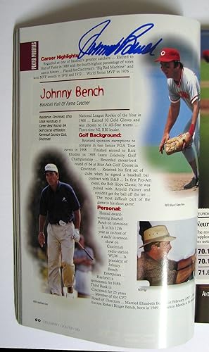 Celebrity Golfer '99 - Signed By Johnny Bench, Jerry Lucas, Ivan Lendl, Stan Ikita, Carlton Fisk ...