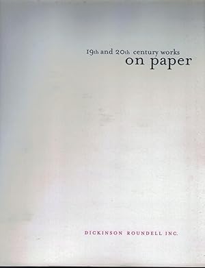 19th and 20th century works of paper
