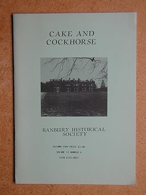 Cake & Cockhorse. Volume 11. Number 4. Autumn 1989.