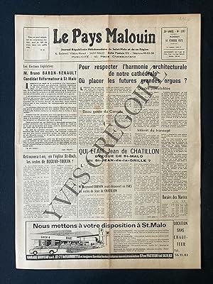 LE PAYS MALOUIN-N°1387-10 FEVRIER 1973