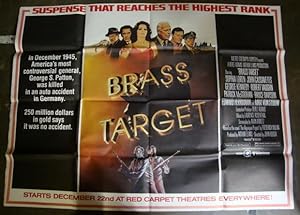 Orig. 1978 'Brass Target' 3 Sheet Movie Poster Sophia Loren, John Cassavetes MGM