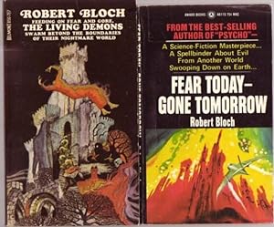 Grouping: ."The Living Demons" .with "Fear Today - Gone Tomorrow" .2 Paperbacks - 24 Stories by t...