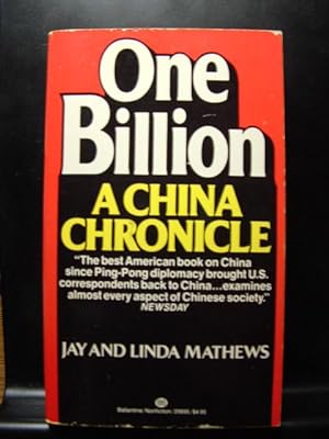 ONE BILLION - A CHINA CHRONICLE