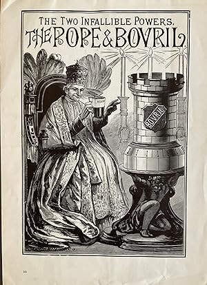 THE POPE AND BOVRIL AND VOGELER'S CURATIVE COMPOUND The two infallible Powers