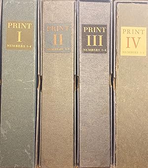 PRINTS, A MAGAZINE DEVOTED TO GRAPHIC ART IN AMERICA. Volumes I-V