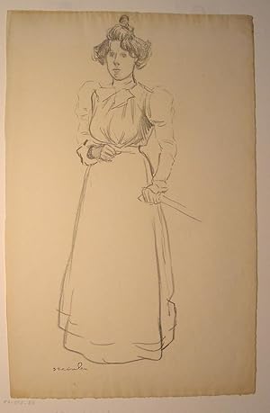 PENCIL DRAWING OF YOUNG GIRL