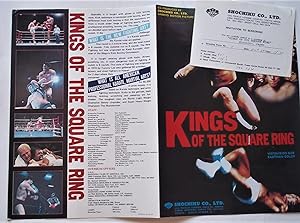 Kings of the Square Ring (1977) Original Four-Page Advance Screening Promotion Promo Brochure Jap...