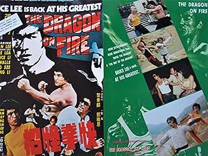 The Dragon on Fire (1978) Original Promotional Promo Glossy Brochure Film Movie (Starring Dragon ...