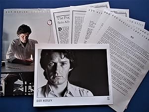 Original Press Kit for Don Henley "I Can't Stand Still" (1982) with Folder, Photograph, and Publi...