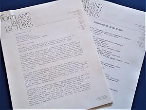 Original Typed And Signed Two-Page Letter (January 26, 1989) From Julie Mancini & Megan McMorran ...