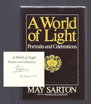 A WORLD OF LIGHT. PORTRAITS AND CELEBRATIONS. Signed