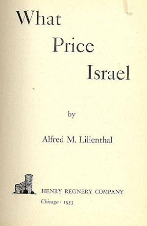 WHAT PRICE ISRAEL