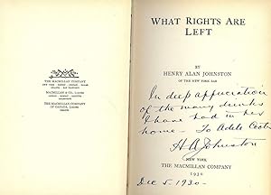 WHAT RIGHTS ARE LEFT