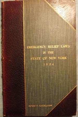 EMERGENCY RELIEF IN THE STATE OF NEW YORK