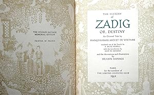 THE HISTORY OF ZADIG, OR DESTINY