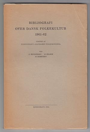 Bibliografi over Dansk Folkekultur 1960, 1961-62 and 1963-64 (3 Volumes)