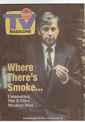 The Toronto Sun TV Magazine: May 19th 1996 -- "Where There's Smoke." Unmasking "The X-Files Myste...