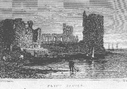 Flint Castle, North Wales.