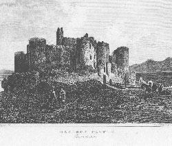 Harlech Castle, Merionethshire, North Wales.