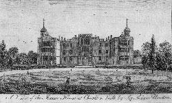 A View of the Manor House at Charlton, built by Sir Adam Newton.