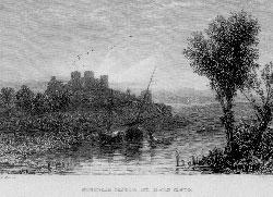 Rhuddlan Castle and River Clwyd.