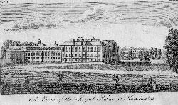 A View of the Royal Palace at Kensington.