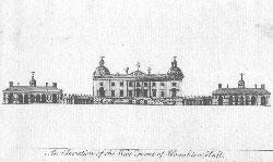 An Elevation of the West Front of Houghton Hall, Norfolk.
