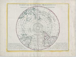 Emisfero Terrestre Meridionale Tagliato su l'Equatore