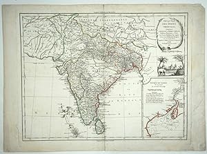 Presqu'Isle des Indes Orientales, Comprenant l'Indostan ou Empire de Mogol .