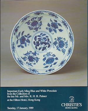 Christies Hong Kong Important Early Ming Blue and White Porcelain from the Collection of the Late...