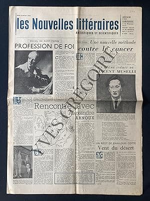 LES NOUVELLES LITTERAIRES-N°1505-5 JUILLET 1956