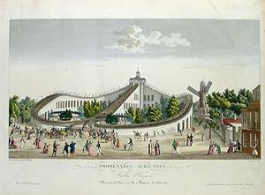 Promenades Aeriennes, Jardin Baujon. Honoré de la Présence de Sa Majesté, le 2 Août 1817 [The Aer...