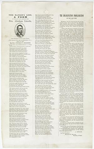 Lincoln Mourning Broadside