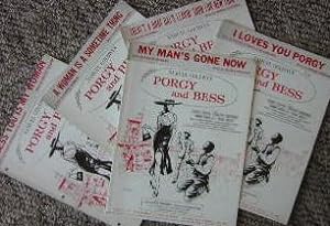 Five PORGY AND BESS Singles for piano and voice, Samuel Godwyn Production.