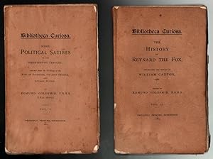 Bibliotheca Curiosa (6 Assorted Titles): Some Political Satires of the 17th Century, Vol I (1885)...
